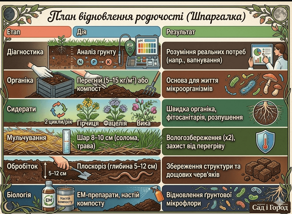 Як покращити бідний ґрунт