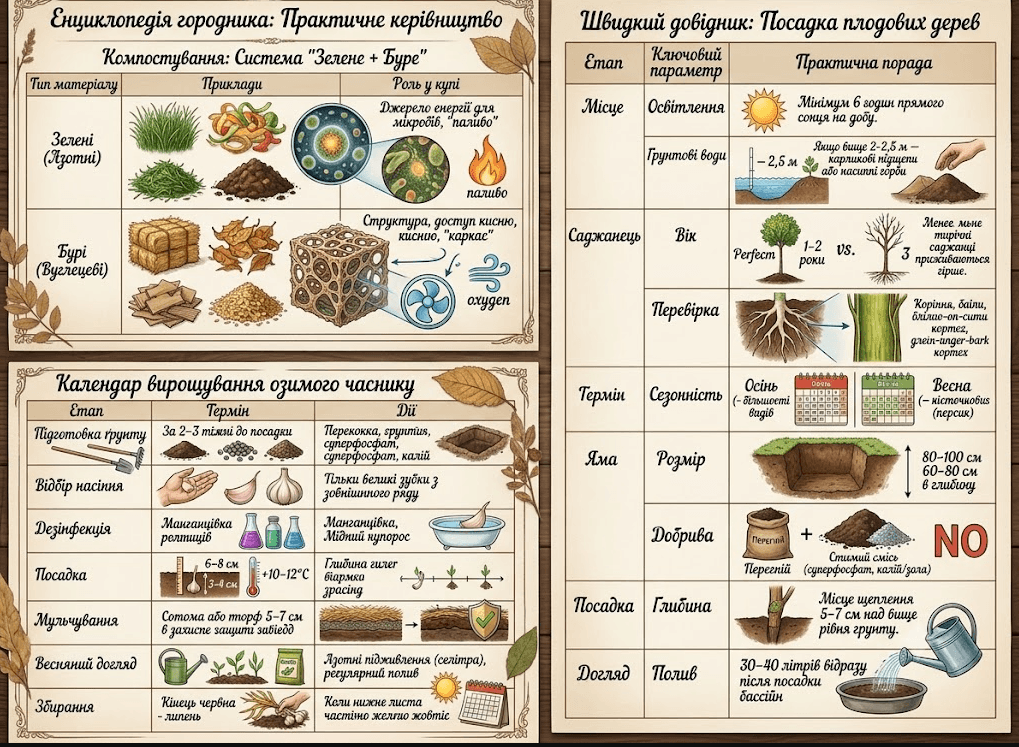 Посадка плодових дерев