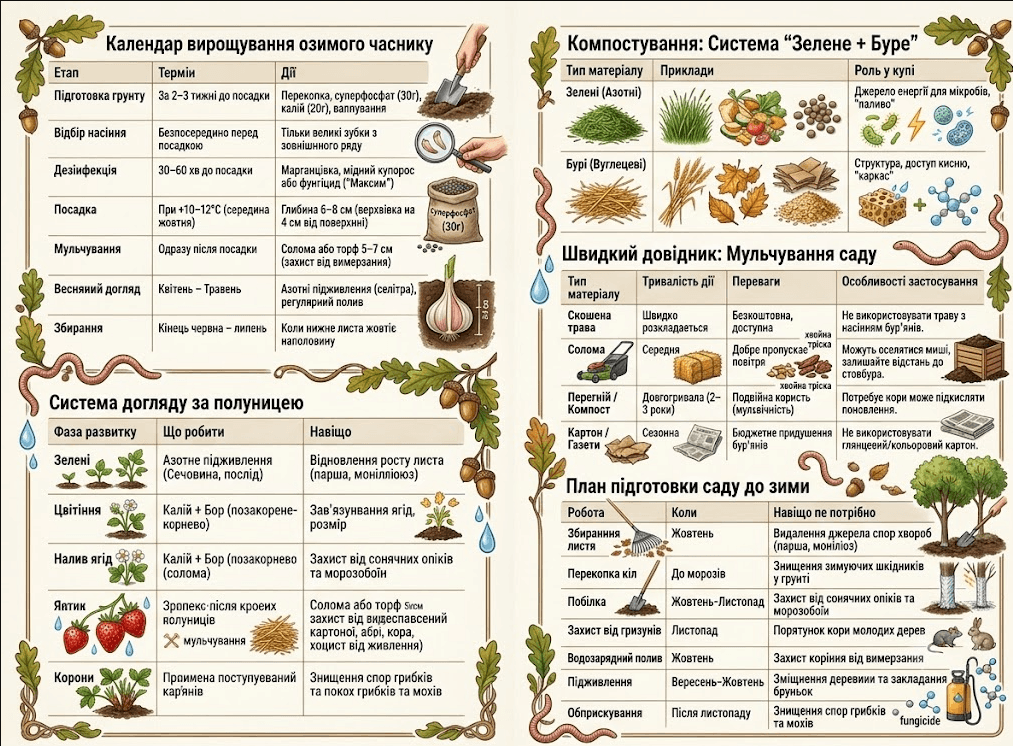 Мульчування саду