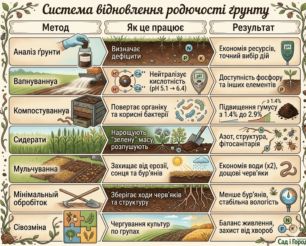 Як підвищити родючість ґрунту