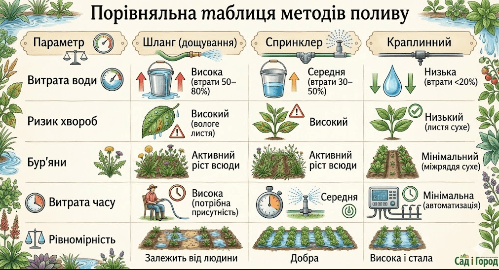 Краплинний полив своїми руками